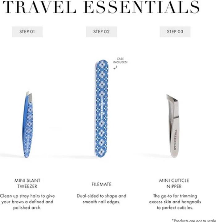 Produktbild Tweezerman Mini Slant Tweezer für Augenbrauen Gesichtshaare Eingewachsene Haare Lissabon Meer