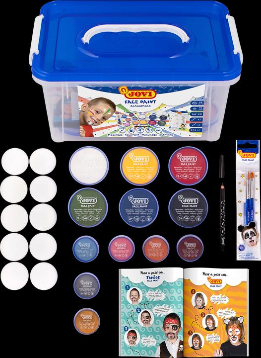 Actual product image Jovi Carnival make-up, complete make-up set 28 pieces