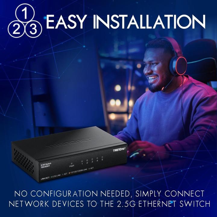 Image du produit Trendnet 5-Port 2.5G Switch (5 ports)