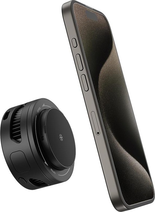 Actual product image Telesin phone cooler with wireless charger