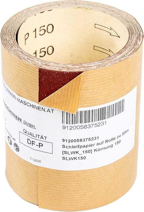 Actual product image Holzmann sanding roll 5m graining: 150 (K150)