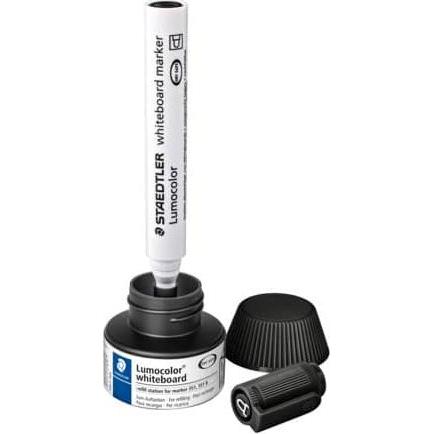 Thumbnail - Staedtler, Marker, Nachfülltinte Marker Lumocolor refill station Flasche schwarz 20ml (Schwarz, 4 x)