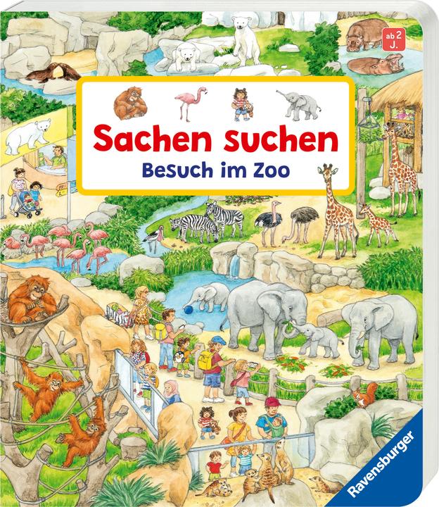 Ravensburger Sachen suchen: Besuch im Zoo (Deutsch)