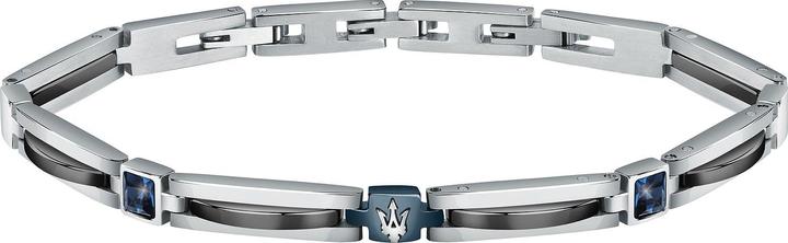 Maserati Bracciale in ceramica (21 cm, Acciaio inossidabile, Ceramica)