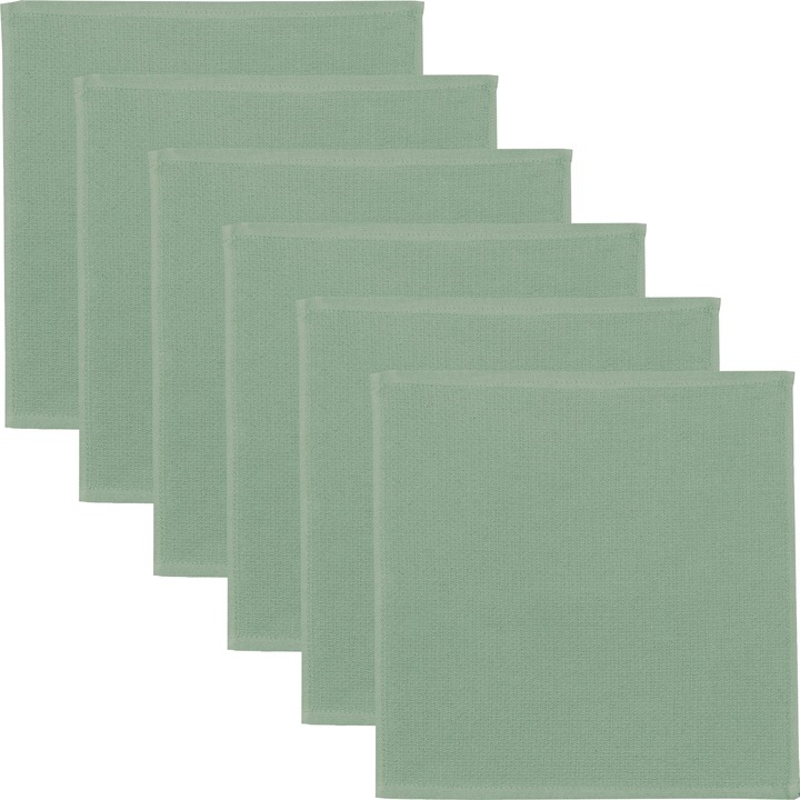 Image du produit Erwin Müller Lot de 6 chiffons de rinçage (25 x 25 cm)