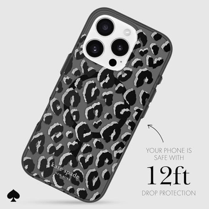 Actual product image Kate Spade Protective MagSafe - iPhone 16 Pro case (City Leopard) (Apple iPhone 16 Pro)