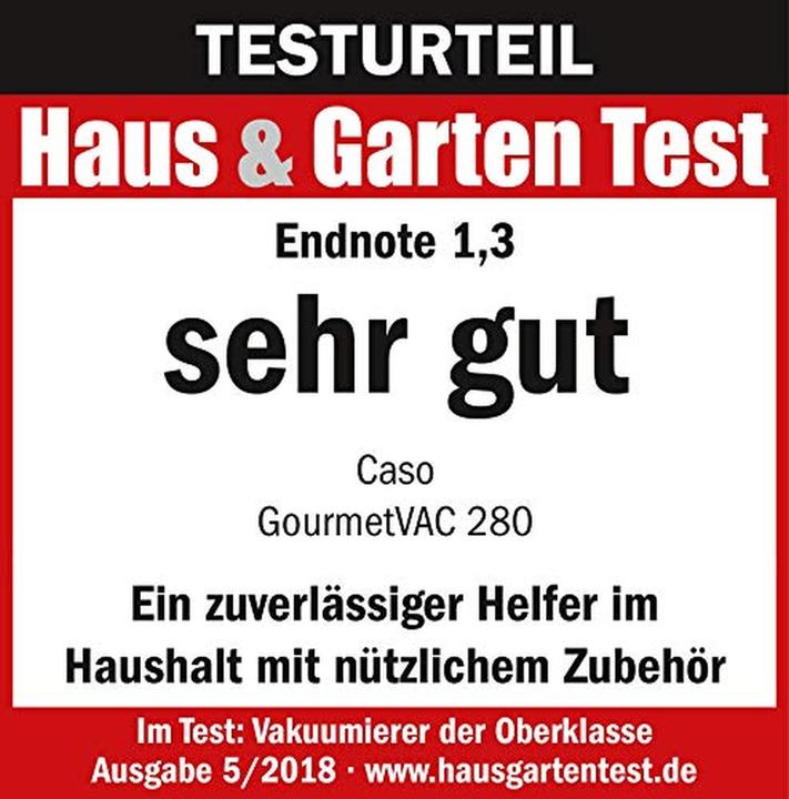 Actual product image Caso GourmetVAC 280