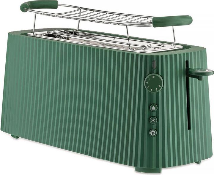 Actual product image Alessi Plissé Long Toaster with Bread Roll Attachment