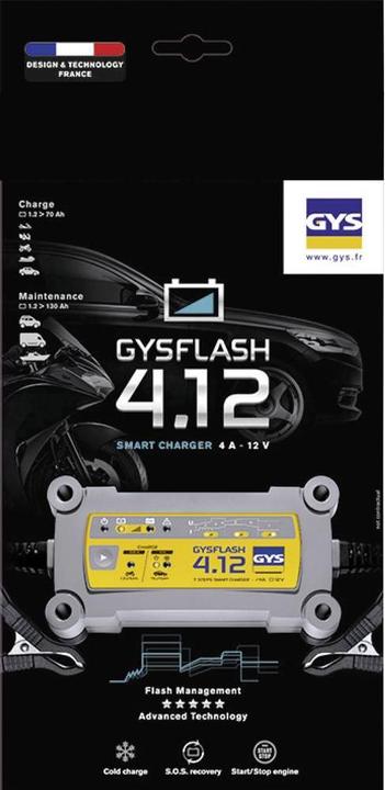 Image du produit GYS Chargeur FLASH 4.12 (12V, 4 A)