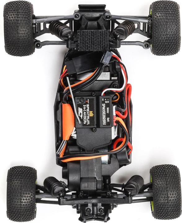 Actual product image Losi Micro-T 2S 1/28 2WD RTR Stadium Truck (Akku & Ladegerät enthalten), Silber (RTR Ready-to-Run)