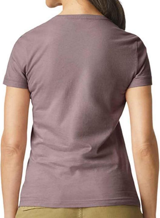 Actual product image Gildan Womens/Ladies Softstyle Plain Ringspun Cotton Fitted T-Shirt (40 D)