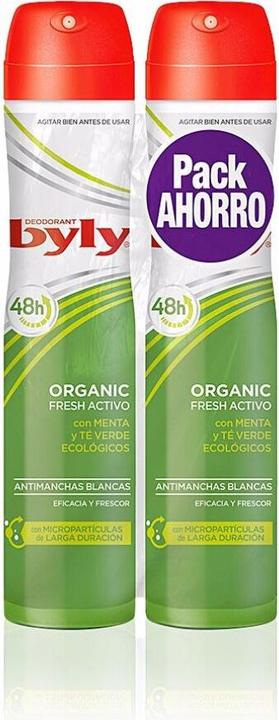 Immagine prodotto Byly DEO vapo LOTE BIOLOGICO EXTRA FRESCO 2 pz (Getto vaporizzato, 200 ml)