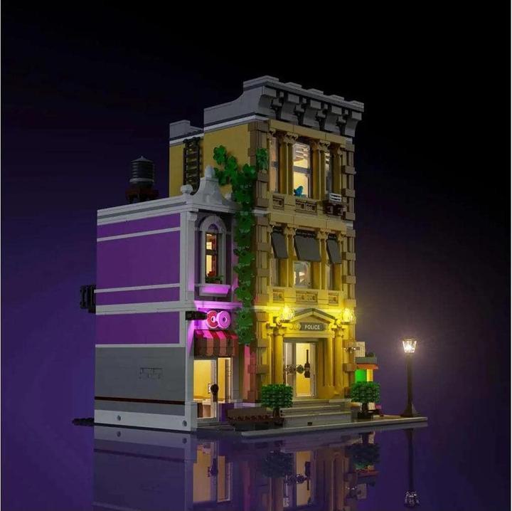 Immagine prodotto Light my bricks LMB 2.0 Kit di illuminazione a LED per LEGO® 10278 Stazione di Polizia