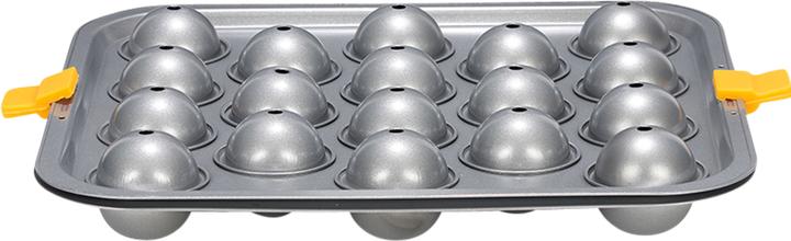 Actual product image Patisse Biscuit baking tin 32 x 29 cm silver yellow steel (5 cm)