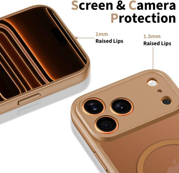 Actual product image Tech-Protect BasicMag MagSafe Apple iPhone 17 Pro Matt Braun (Apple iPhone 17 Pro)