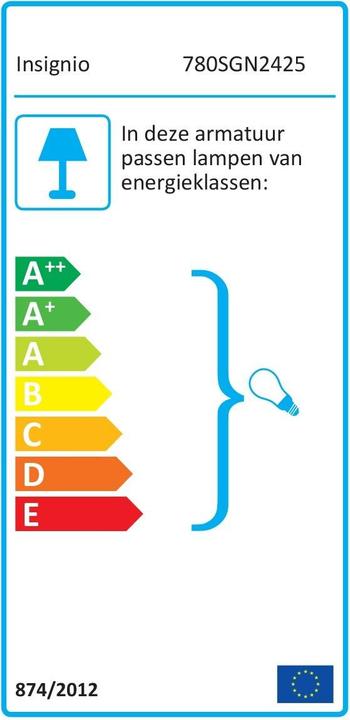 Energie-Label Opviq Chaim (E27)