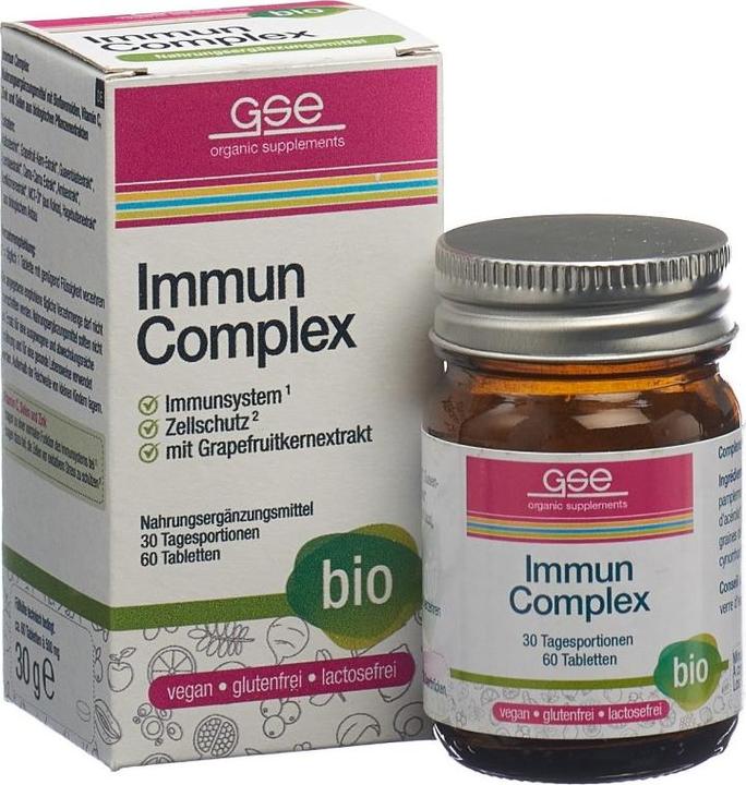 Image du produit GSE Immune Complexe bio cpr (60 pièce(s), Cachets, 123 g)