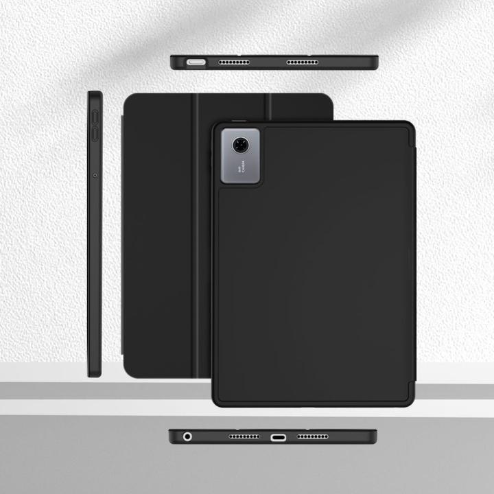 Actual product image 4Kom Tech-Protect SC Stiftetui für Lenovo Idea Tab 11.0 TB-336, Schwarz (Lenovo Idea Tab)