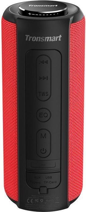Image du produit Tronsmart T6 Plus Portable Belaidės Bluetooth 5.0 40W Speaker su Powerbank Raudona (349454)