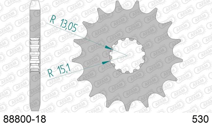 Produktbild Afam 530 18 dents (18)