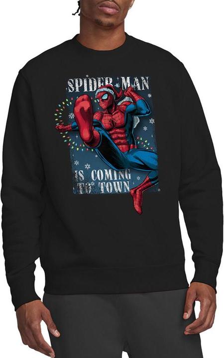 Produktbild Spiderman Is Coming To Town Sweatshirt (M)