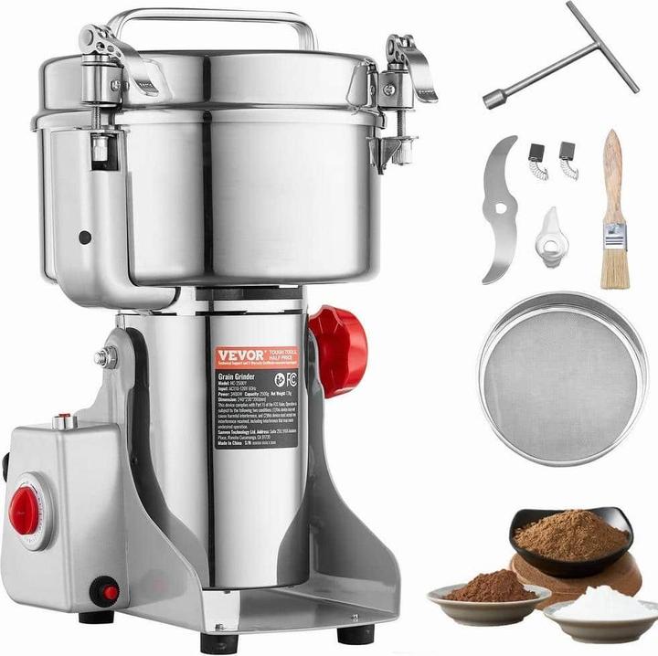 Actual product image Vevor Electric Grain Mill Grinder