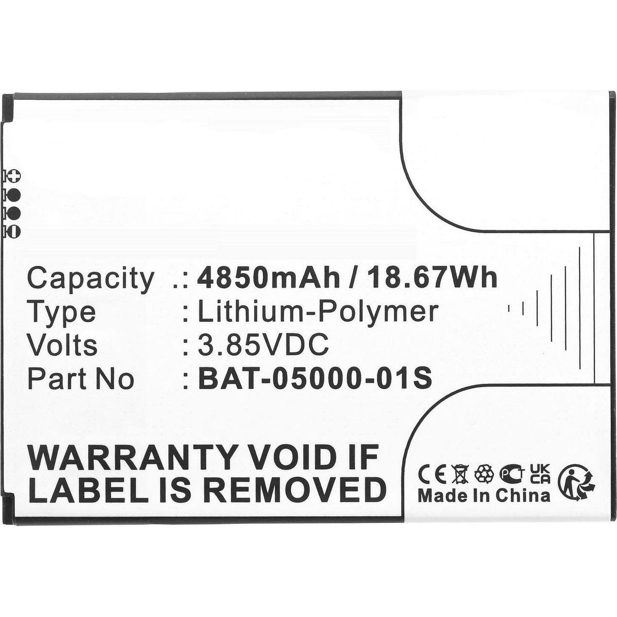 CoreParts Battery 3.85V 4850mAh 18.67Wh, Smartphone Akku