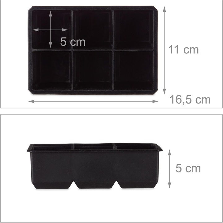 Immagine prodotto Relaxdays 2x stampi-per-cubetti-di-ghiaccio