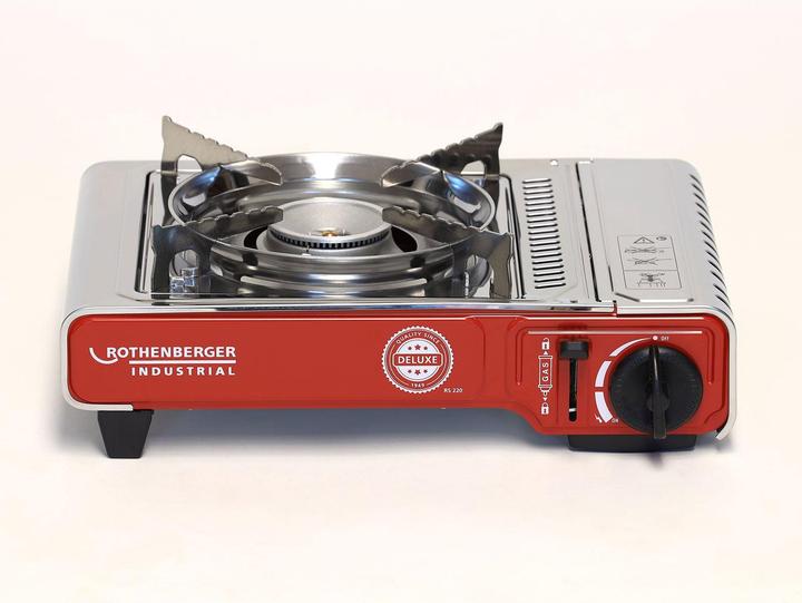 Produktbild Rothenberger Industrial Campingkocher 2,2 kW Deluxe RS 220 inkl. 4x RoButan 220 gr.