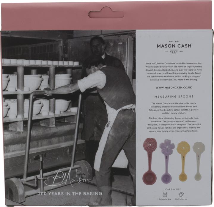 Productafbeelding Mason Cash Set mit 4 Messlöffeln. Auf der Wiese
