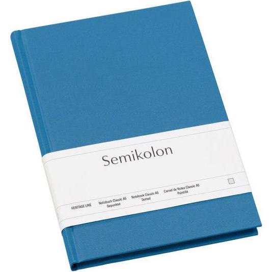 Semikolon, Heft + Block, Classic (A5, Gepunktet, Harter Einband)