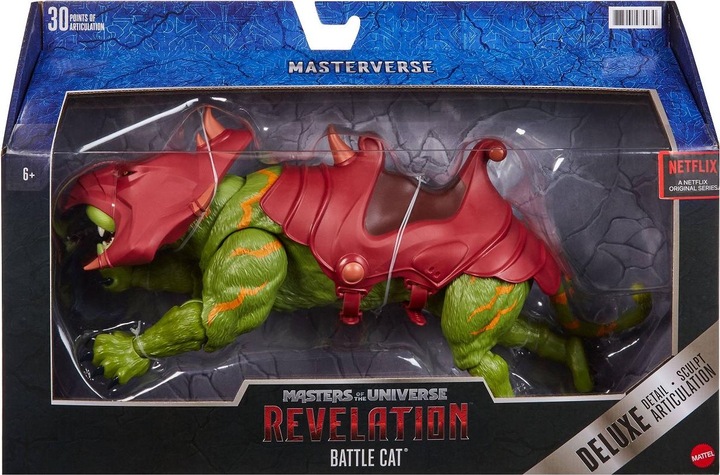 Actual product image Masters of the Universe Deluxe Revelation BattleCat Action Figure