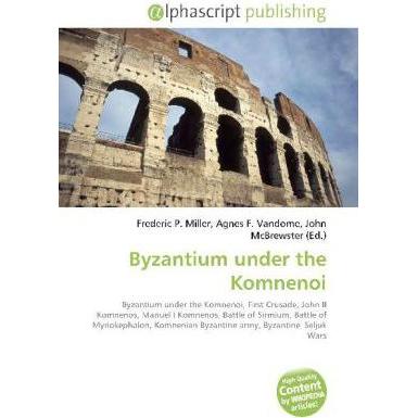 Byzantium under the Komnenoi, Fachbücher