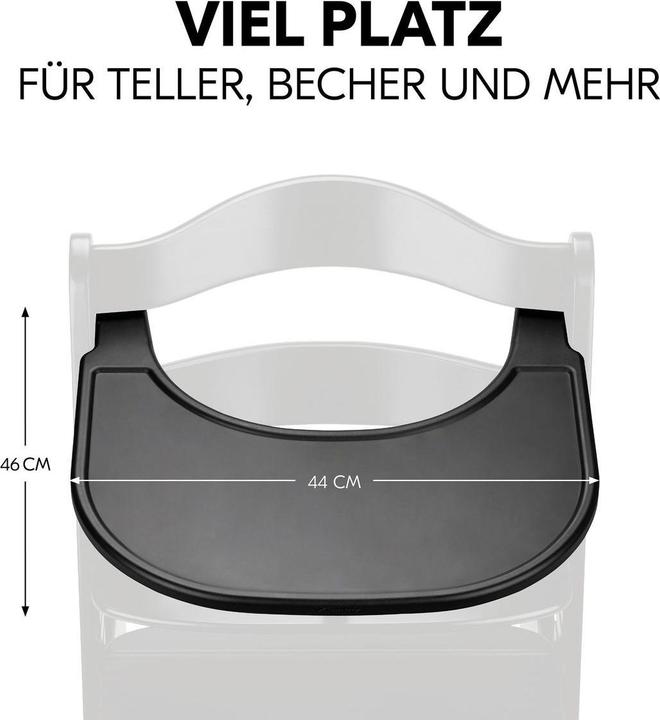 Produktbild Hauck Hochstühle Hochstuhl Alpha Plus Black - im Sparset inkl. (Treppenhochstuhl)