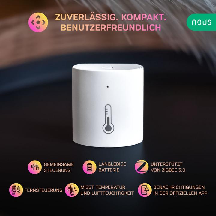 Produktbild Nous Smart Humidity & Temperature Sensor E5 ZigBee