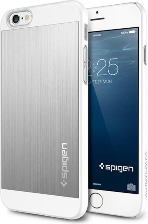 Image du produit Spigen Étui en aluminium pour iPhone 6/6S (4.7") Argent satiné (Apple iPhone 6)