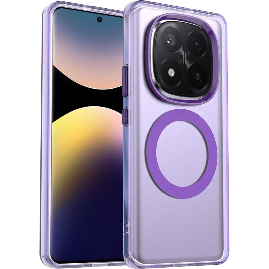 Techsuit - CandyCase MagSafe - Xiaomi Redmi Note 14 Pro+ 5G - Purple (Xiaomi Redmi Note 14 Pro+ 5G), Cover smartphone, Viola