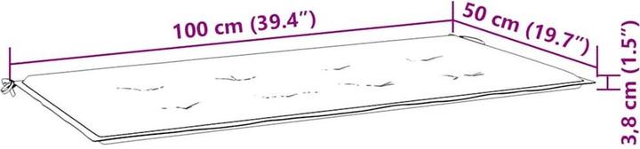 Produktbild VidaXL Veva (100 x 50 x 3 cm)