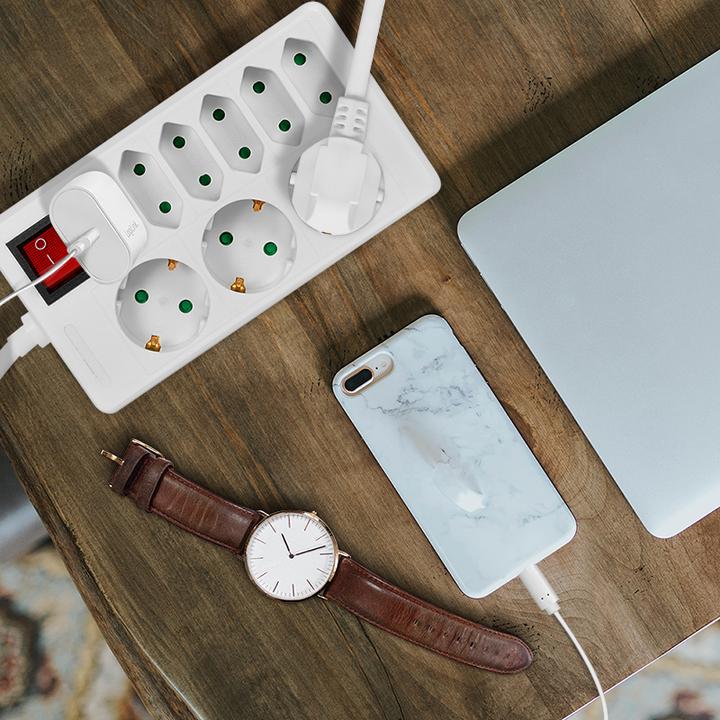 Actual product image LogiLink Socket strip (9x, CEE 7/3, 1.50 m)