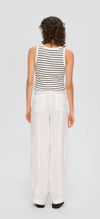 Immagine prodotto s.Oliver Hose Regular: Leinenhose mit weitem Bein (48)