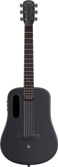 Actual product image Lava Music Guitar Me Air 36 inch Space Black with cable (Acoustic guitar, Airsonic (carbon fibre composite))