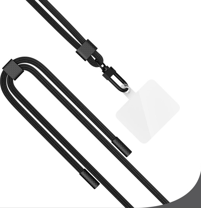 Productafbeelding 4smarts Universele mobiele telefoonketting PhonoLace onyx zwart