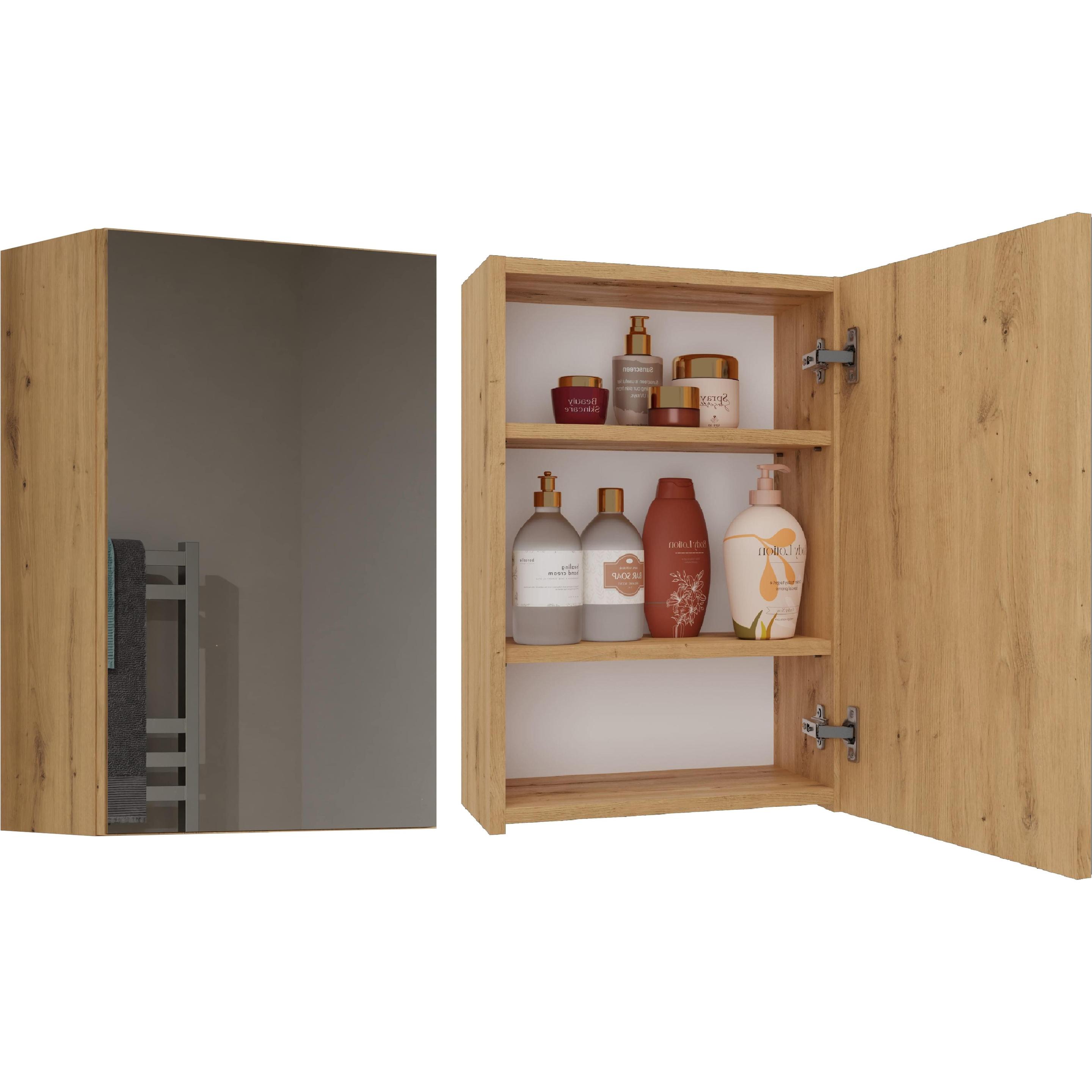 Thumbnail - Topeshop, Badezimmerschrank, Pola 1dl Artisan