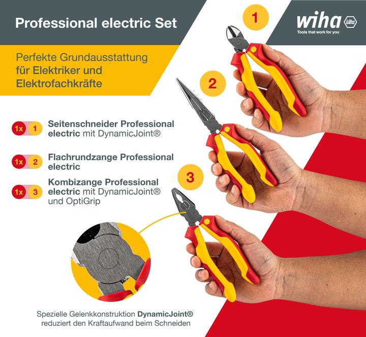 Image du produit Wiha Zangen Set Professional electric (352 mm)