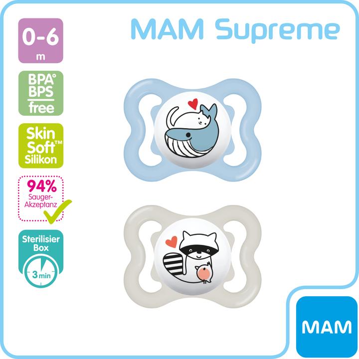 Actual product image MAM Supreme assorted (2x, 0 - 6 Months)
