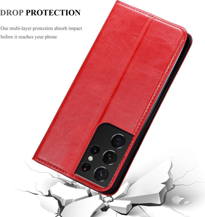 Productafbeelding Cadorabo Boek Invis. Magnetisch deksel (Samsung Galaxy S22 Ultra)