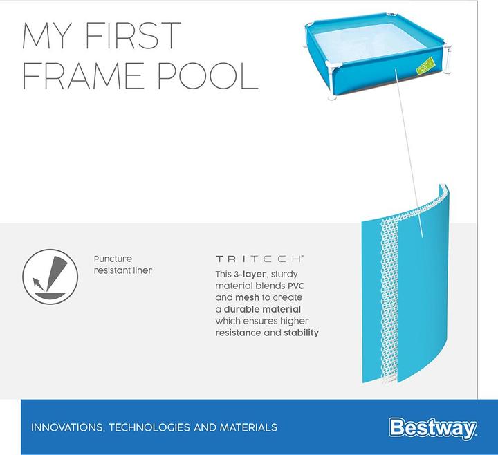 Productafbeelding Bestway Mijn eerste kaderzwembad (122 x 122 x 30 cm)