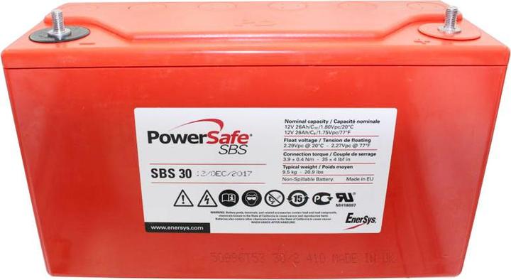 Produktbild Hawker Energy Hawker SBS 30 PowerSafe Akku Blei PB 12Volt 26Ah 12SBS30 (12 V, 26 Ah)