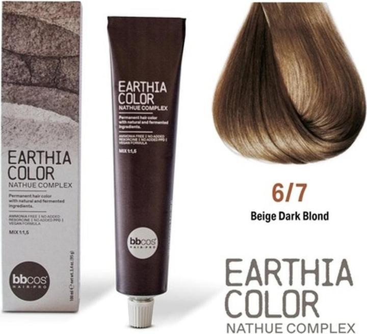 Produktbild BB Cos Bbcos Earthia Color Nathue Complex 67 Beige Dark Blond 100ml (67 Beige Dunkelblond)