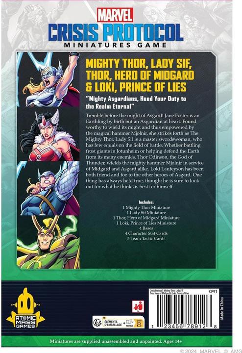 Actual product image Atomic Mass Games Marvel Crisis Protocol - Mighty Thor, Lady Sif (DE)